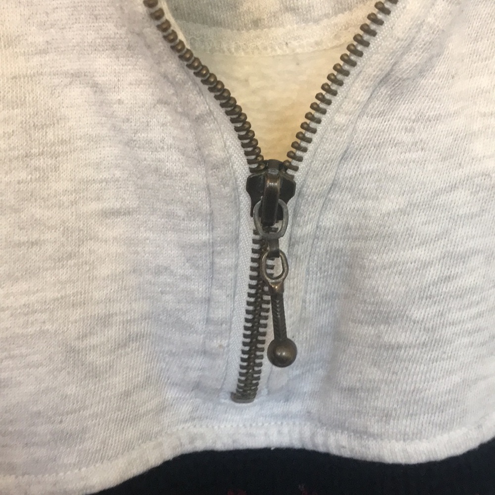 vintage zip up pullover - Picture 4 of 5